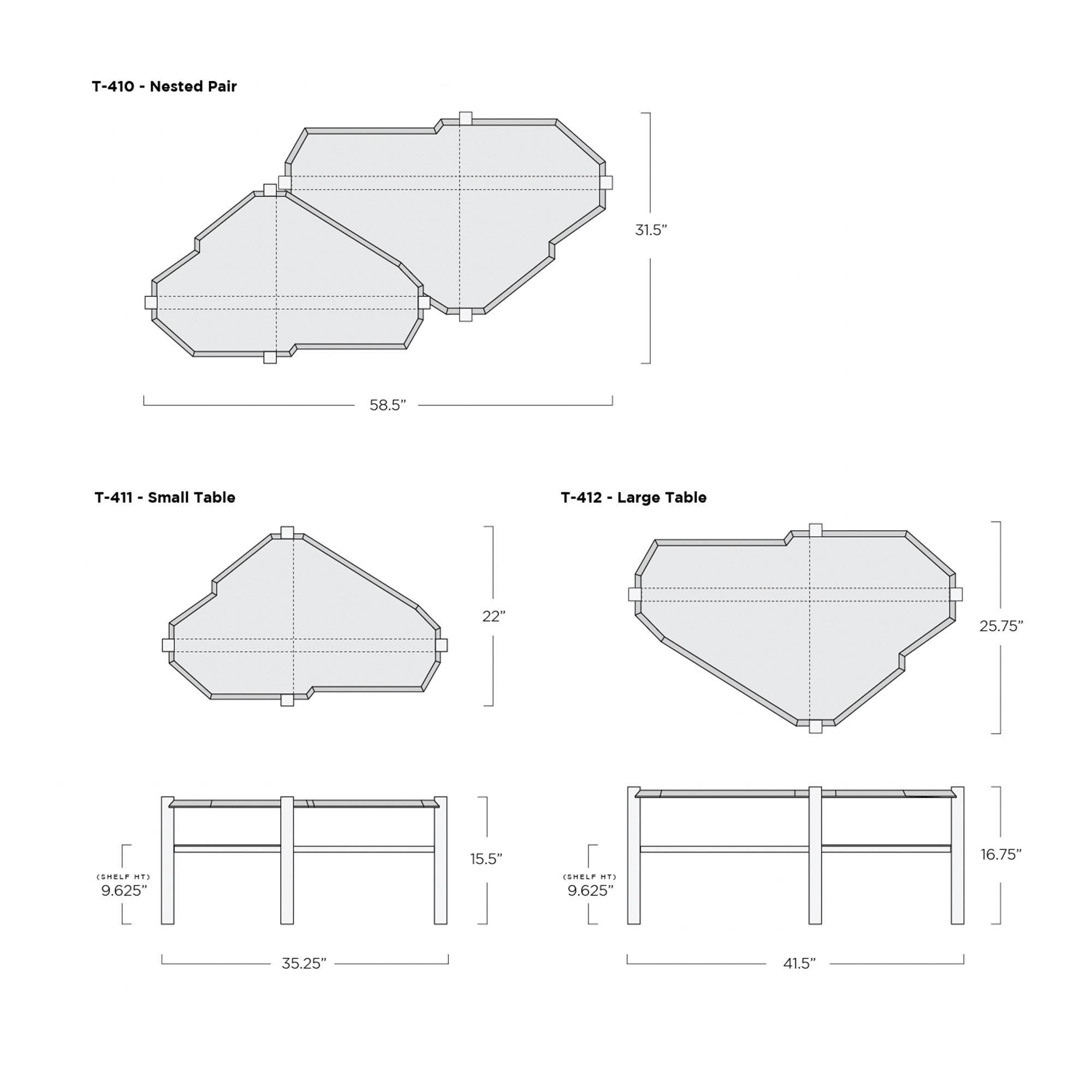 Tuell and Reynolds - Fractal Cocktail Tables