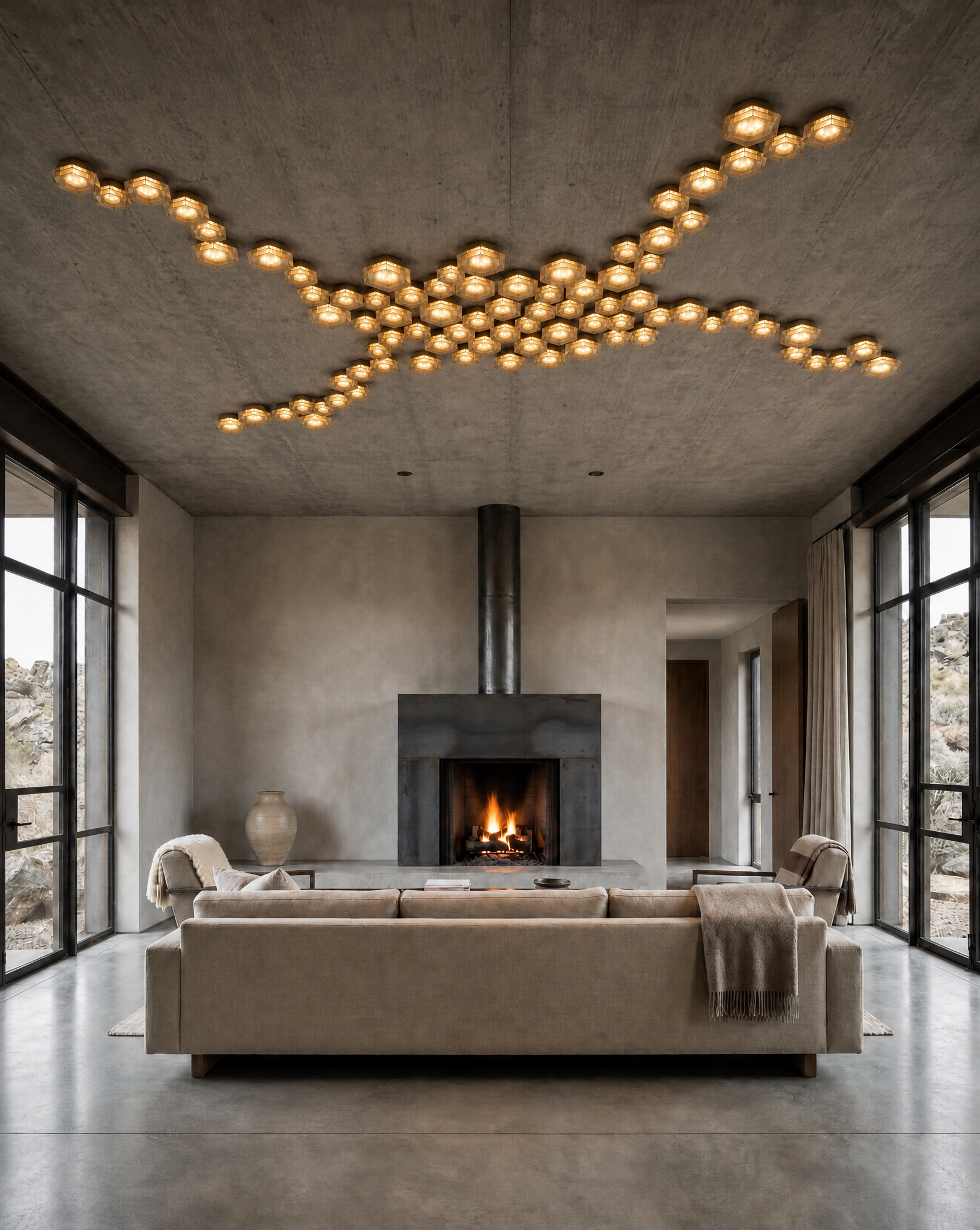 Tuell and Reynolds - Hive Single Sconce