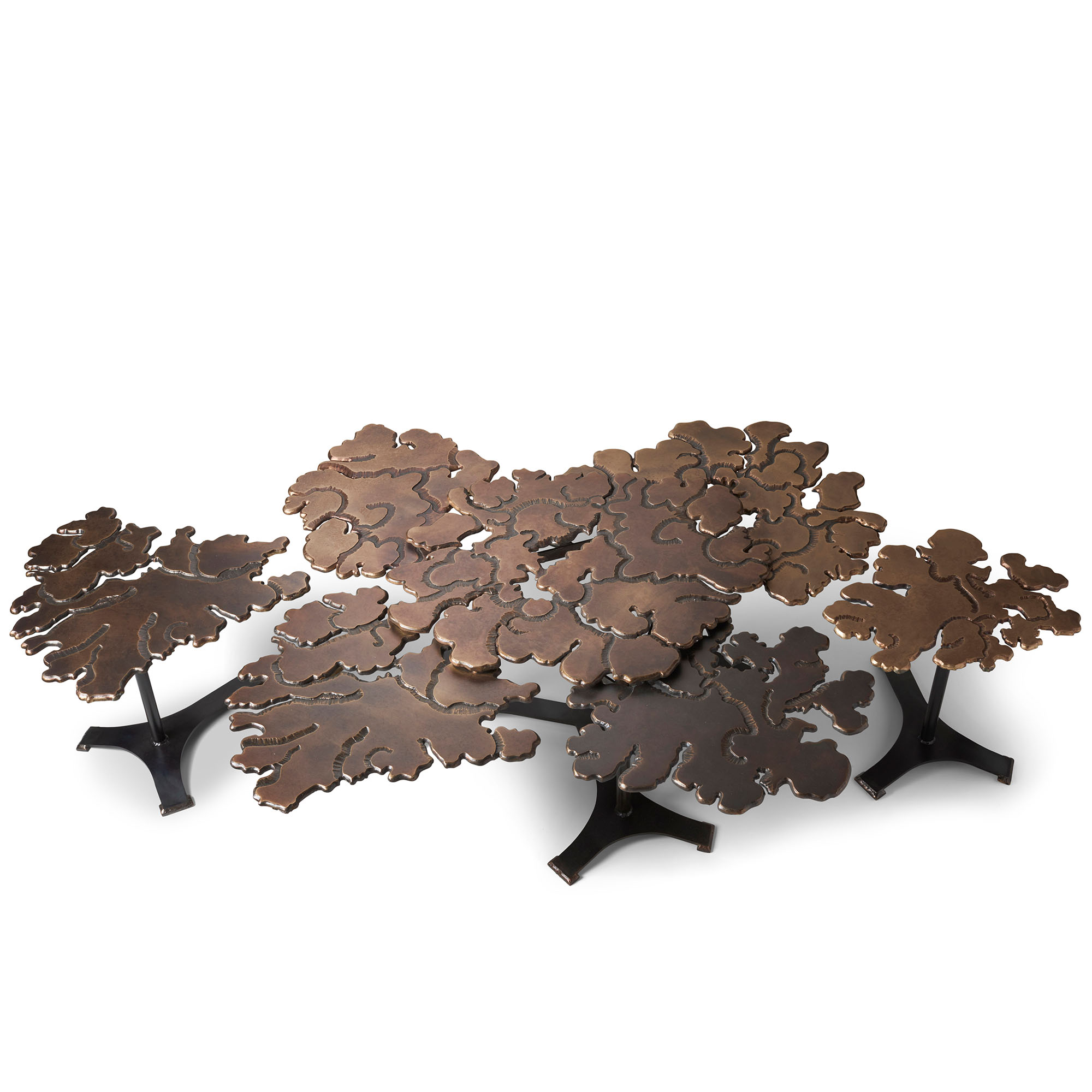 Tuell and Reynolds - Klamath 7 Cocktail Table Array