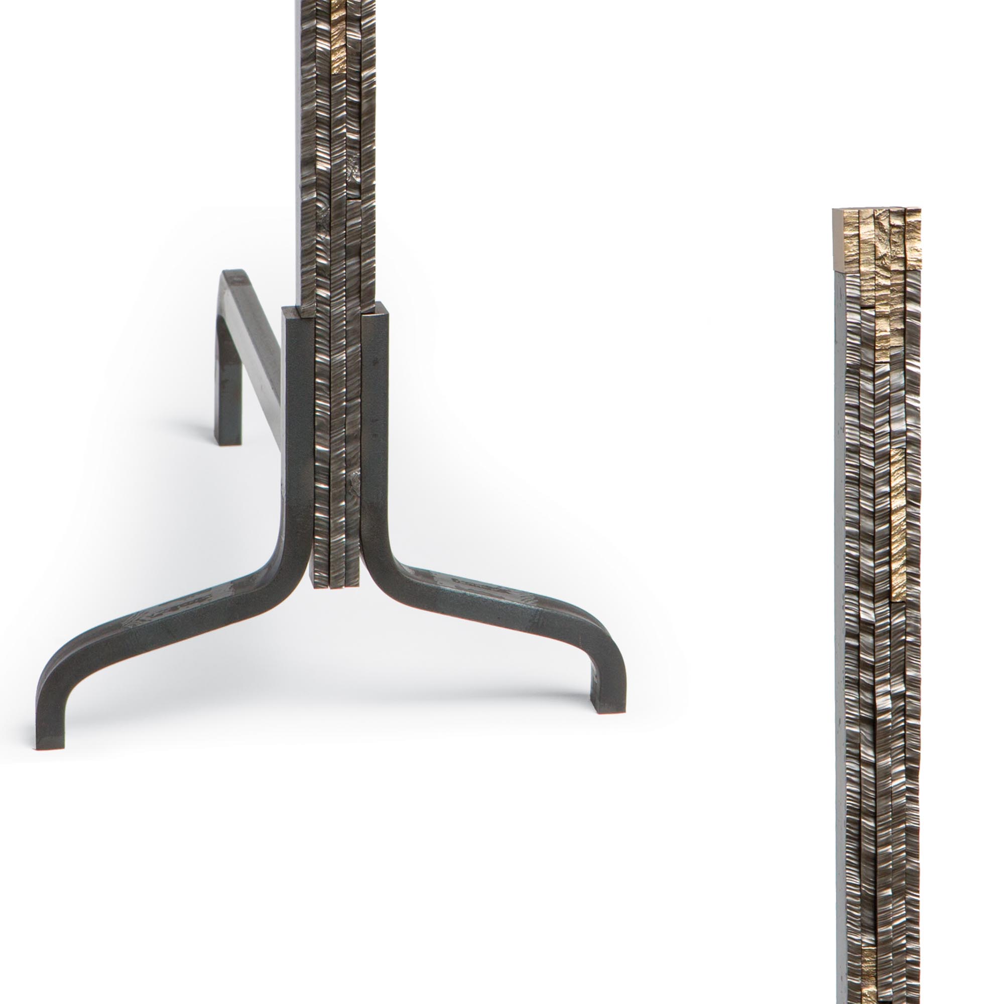 Tuell and Reynolds - Strata Andirons